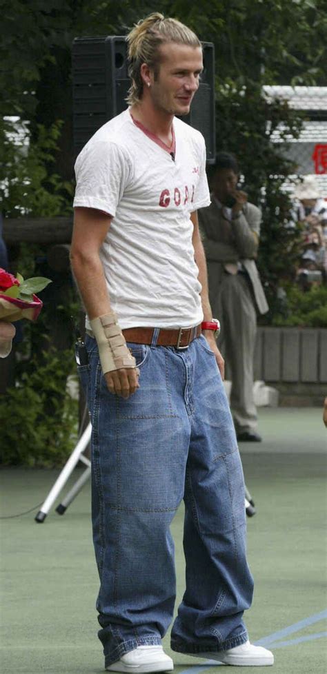 One Time David Beckham Wore These Pants David Beckham Outfit David