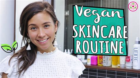 my vegan skin care routine 🌿yovana youtube