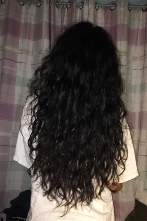 Long Curly Black Hair Dark Black Hair Messy Curly Hair Black Curls