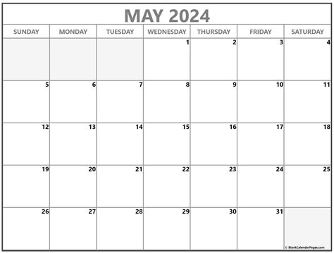May 2023 Calendar Printable Word Minimalist Blank Printable