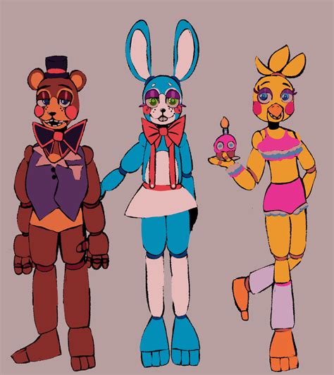 The Toys 🐻🐰🐔 Rfivenightsatfreddys