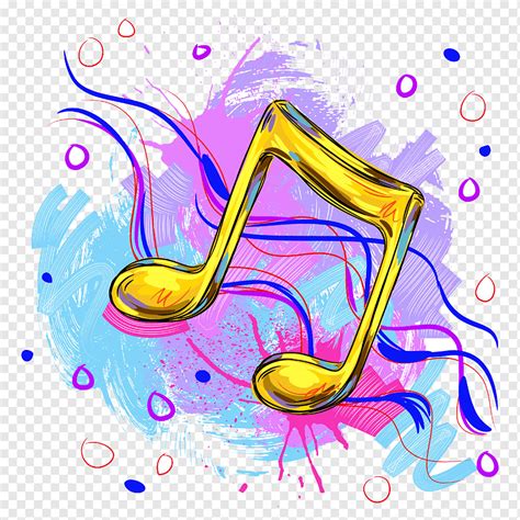 Musical Note Music Education Art Painted Notes Material Watercolor