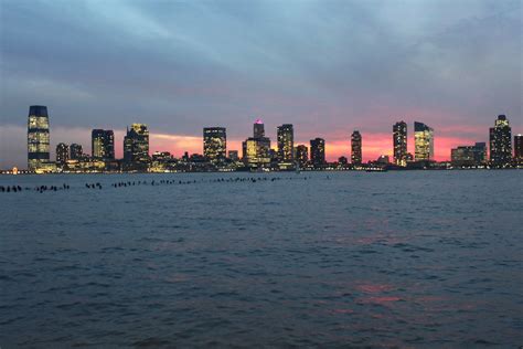 Jersey City Skyline Sunset After The Most Radiant Colors O Flickr