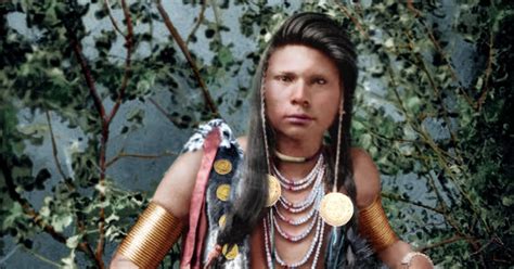 Colors For A Bygone Era American Native Shoshone Warrior Gor Osimp Ca 1884 5