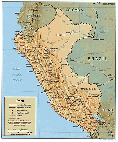 Mapa Politico Del Peru Mapa Politico De Peru Lugares Para Visitar