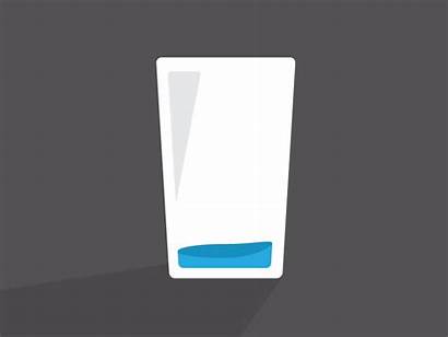 Half Empty Glass Gifs Water Cup Fill