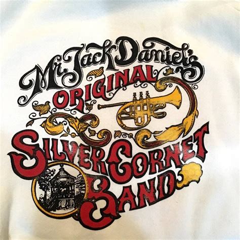 Vtg Mr Jack Daniels Silver Cornet Band Camisa Xl Etsy España