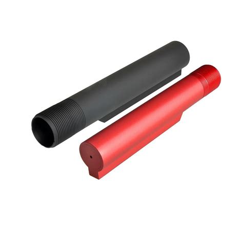 The strike industries advanced receiver extension brings an updated aesthetic and increased functionality to an often neglected, yet highly important component of the ar15/ar10 weapon system. Strike Industries AR Receiver Extension with 7 Positions