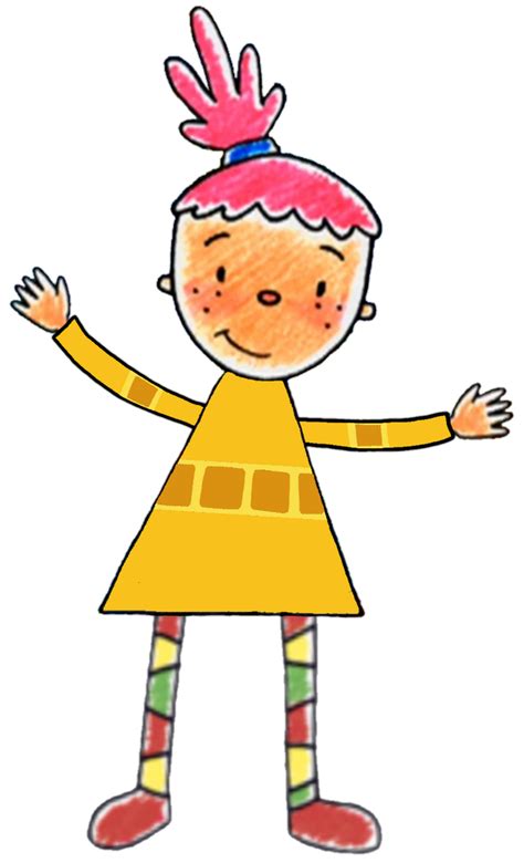 Pinky Dinky Doo In Her Yellow Squared Shirt By Jacksonarmour On Deviantart