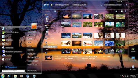 Anything For Sharing Windows 7 Full Glass Transparent Theme