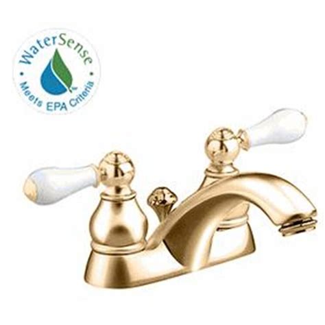 American Standard Hampton 4 Inch 2 Handle Bathroom Faucet In Polished