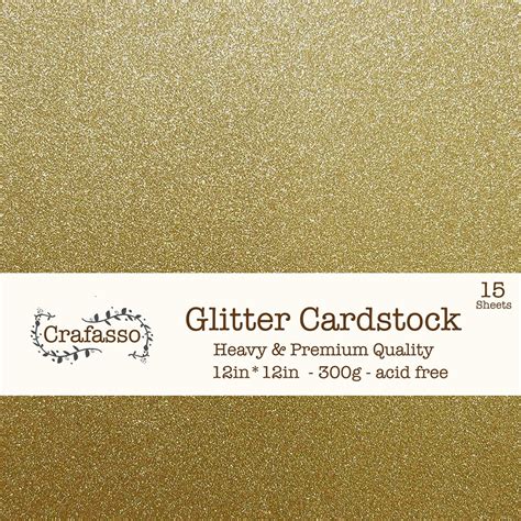 Gold Glitter Cardstock Yellow Glitter Cardstock Heavy Glitter