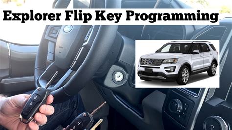 Make sure the vehicle locks. 2016 - 2017 Ford Explorer Flip Key Remote Fob - How To ...
