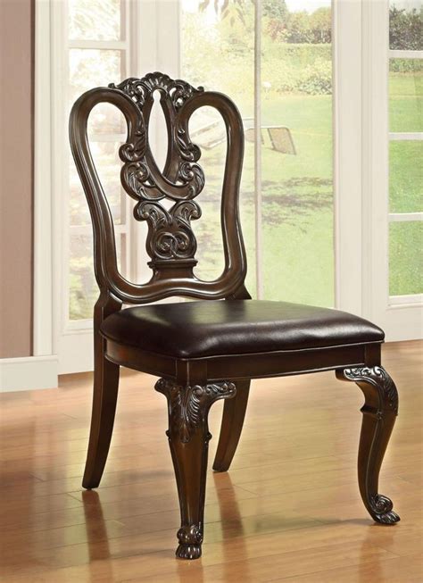 Furniture Of America® Bellagio 2 Piece Brown Cherry Side Chair Set