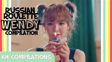 red velvet russian roulette wendy compilation 레드벨벳 러시안 룰렛 웬디 파트 모음 영상 youtube