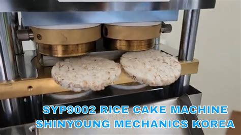 Syp9002 Puffed Rice Cake Machine Tested By Whole Wheat Shinyoung