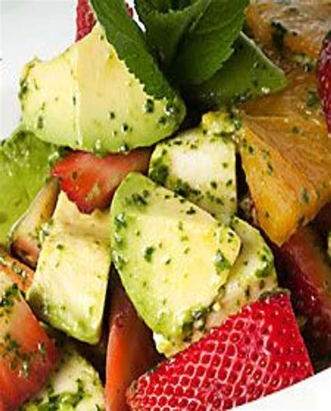 Salade D Avocat Aux Fruits Et Bocconcini Pour 4 Personnes Recettes