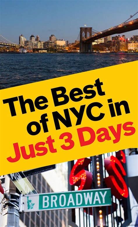 How To Do Nyc On A 3 Day Weekend New York City Reise New York City