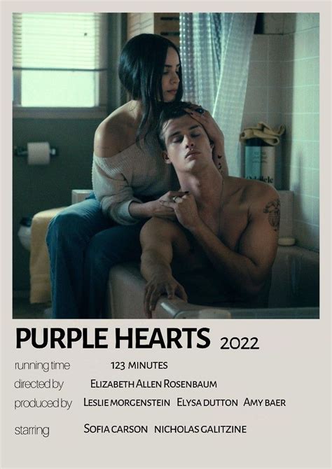 Purple Hearts Movie Poster Artofit