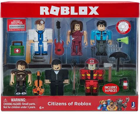 Roblox Citizens Of Roblox 3 Action Figure 6 Pack Jazwares Toywiz