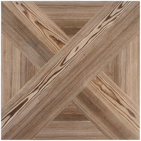 Barberry Decor Nocciola 24x24 Matte Wood Look Porcelain Floor And Wall