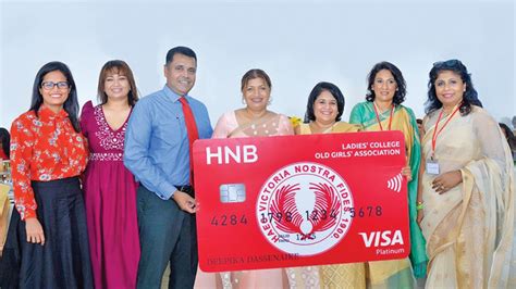 Hnb Launches Affinity Credit Cards For Ladies College Oga The Members