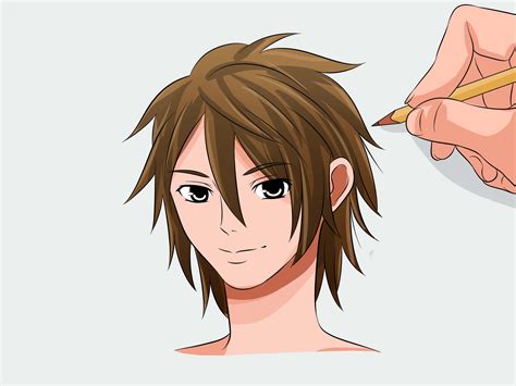 Anime Male Hair Drawing