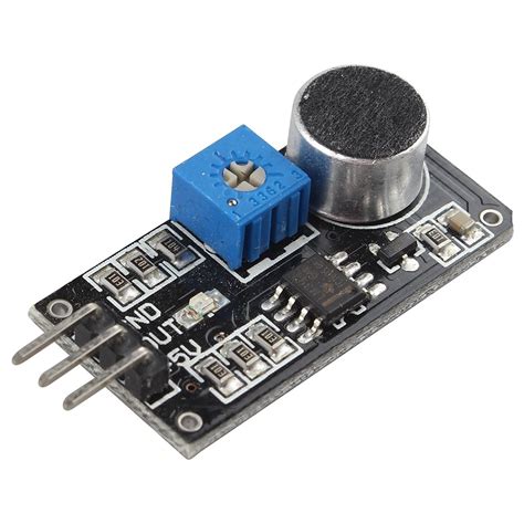 Sensor de sonido con amplificador lm393 y microfono. Detector de sonido Chip LM393 Modulo Microfono para ...