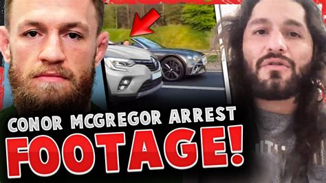 footage emerges of conor mcgregor arrest jorge masvidal released and pleads not guilty youtube