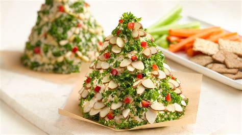 Holiday Tree Shaped Cheese Ball Recipe From Tablespoon