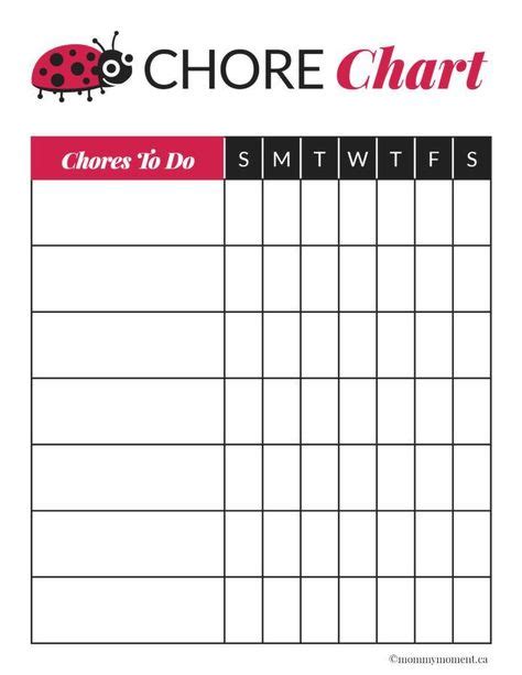 With This Printable Simple Chore Chart Even Young Children Can