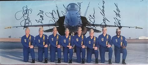 Us Navy Blue Angels Autographed Programs Collectors Weekly