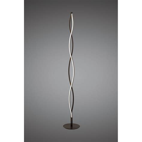 Mantra M5802 Sahara Xl Dimmable Led Aluminium Floor Lamp In Oxide Brown