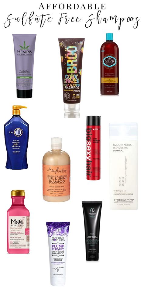 Check spelling or type a new query. The Best Affordable Sulfate Free Shampoos and Conditioners