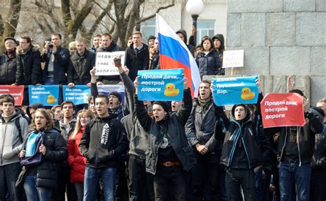Russians Are Protesting Part 2 Any Government Response Will Bring Out More Protesters The