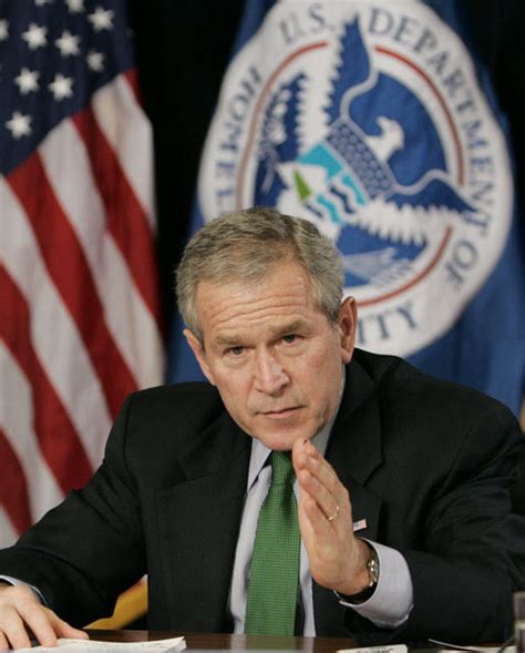 President Bush Discusses Department Of Homeland Security Priorities