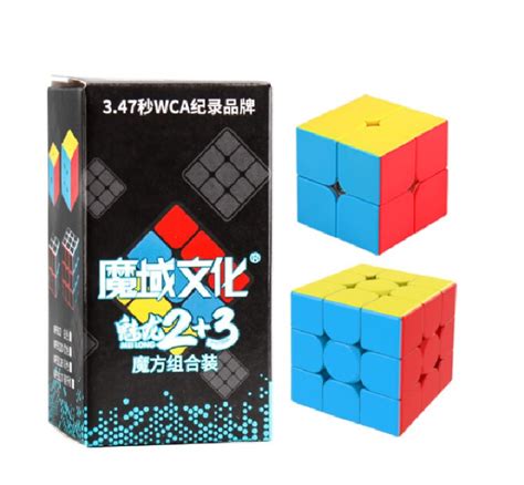 Rubikova Kostka Sada 2x2x2 A 3x3x3 Moyu Meilong Hlavolamycz