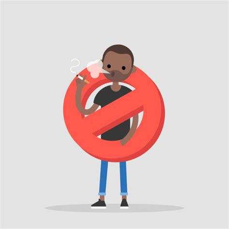 Best Cartoon Of The No Smoking Signs Illustrations