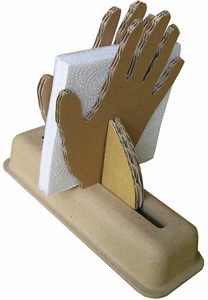 Napkin Cardboard Holder Box Glue Tape Project