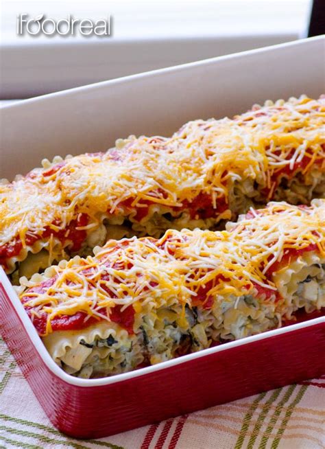 Get ready to roll with this twist on the italian fave!follow sara's instructions to make this original dish. Chicken Lasagna Roll Ups with Artichoke - iFOODreal ...