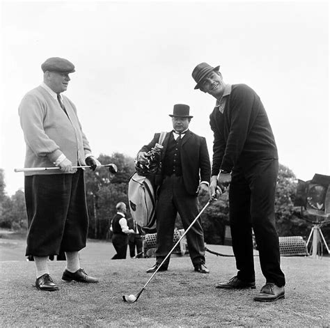 Filming The Golf Scene For Goldfingerat Stoke Park Golf