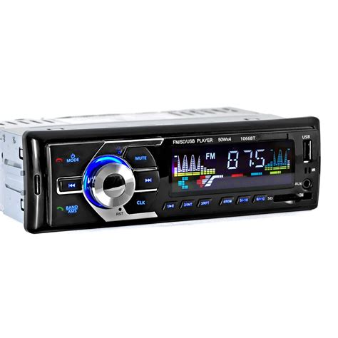 2017 New 12v Car Tuner Stereo Bluetooth Fm Radio Mp4 Audio Player Phone