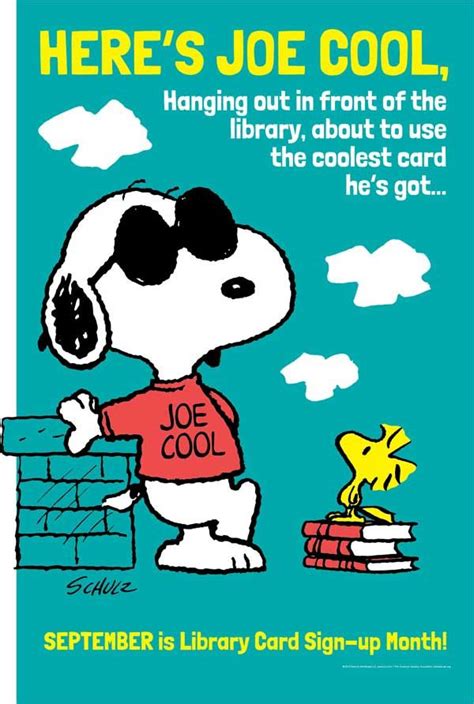 Snoopy Is Honorary Chair For Library Card Sign Up Peanuts Studio
