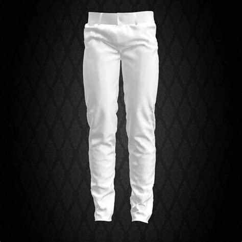 Men White Pants 3d Model Cgtrader