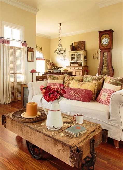 Country living room ideas share some similar traits with those of farmhouse style. 30+ Lovely French Country Living Room Design to This Fall ...