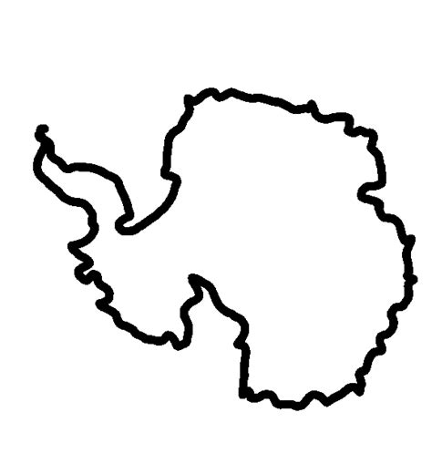 Antarctica Map Coloring Page Coloring Pages