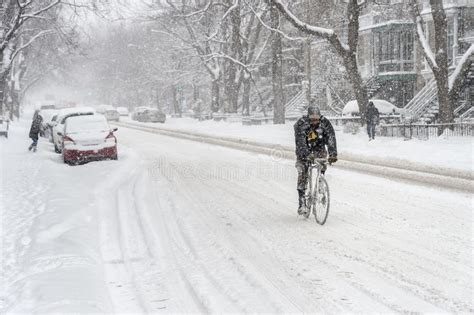 Winter Montreal Stock Image Image Of Snow January Scene 3990665