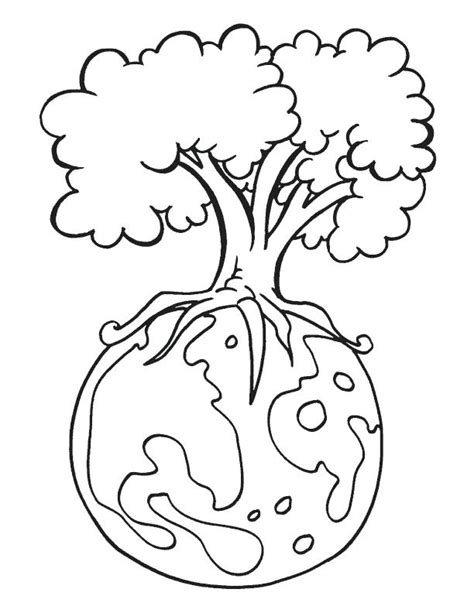 Mother Nature Coloring Pages At Free Printable