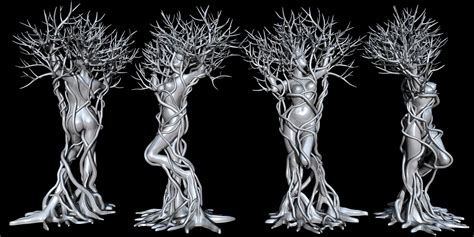 Tree Human에 대한 이미지 검색결과 Human Tree Dryads Good And Evil 3d Artist