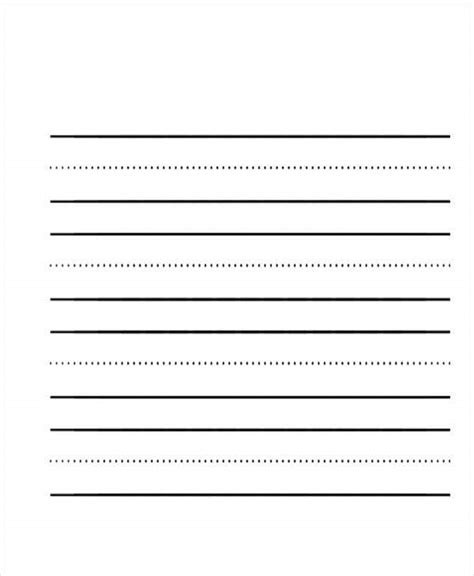 Best Templates Dotted Lined Paper Printable